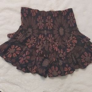 High waisted Free People skirt
